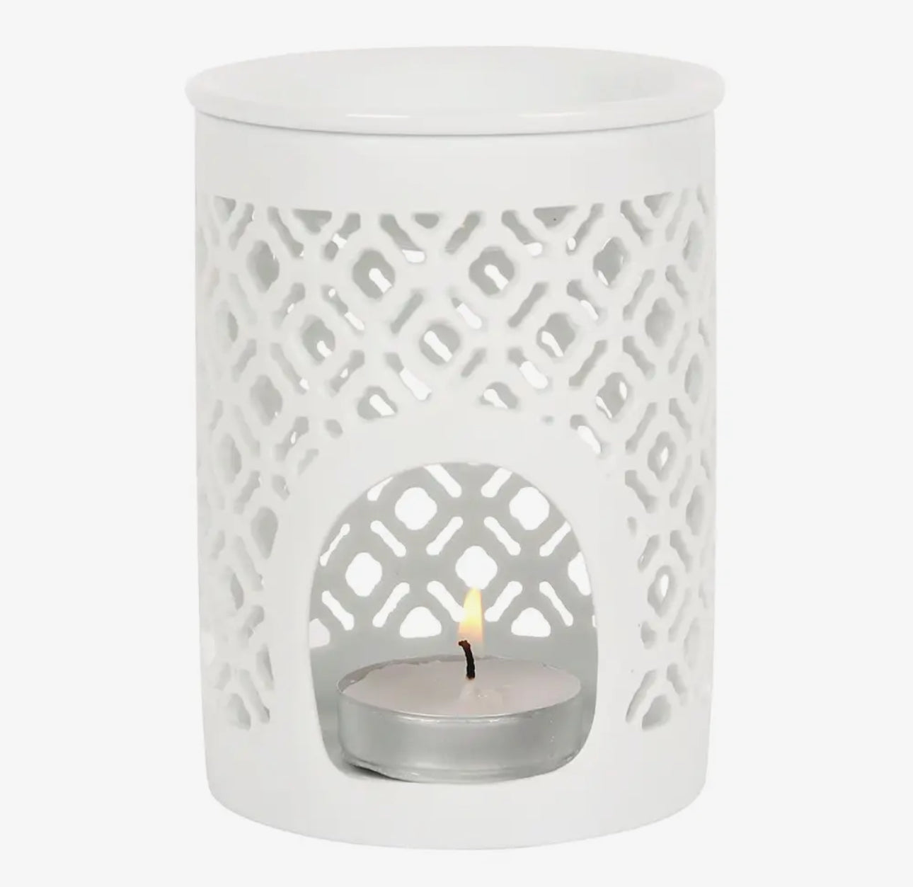 Hvid Mat Duftlampe