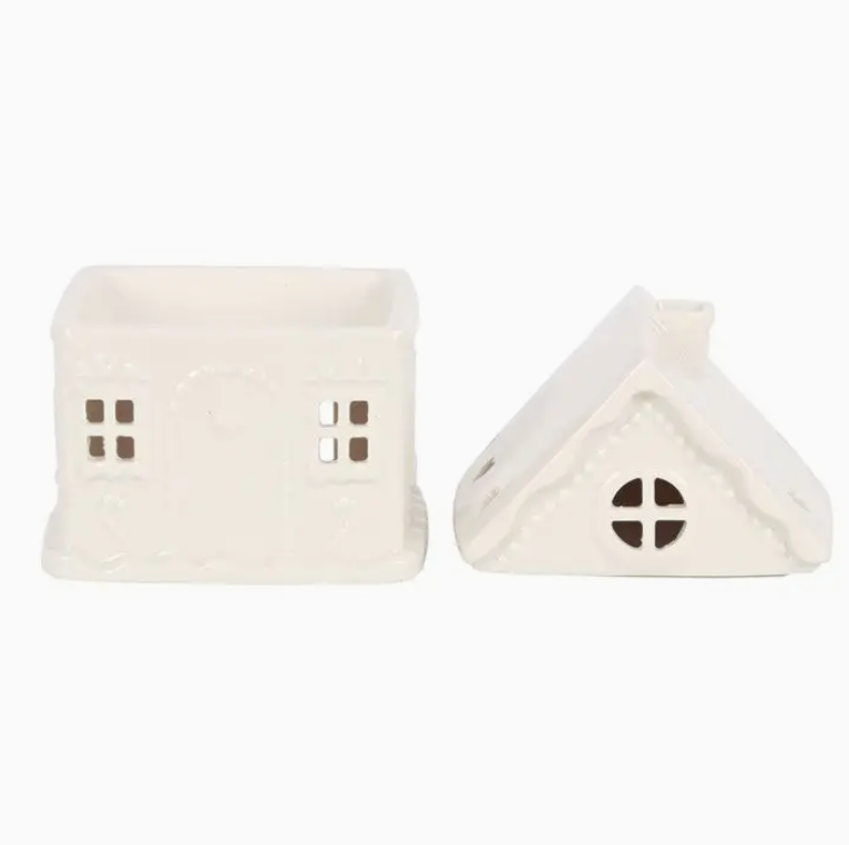 Peberkagehus Duftlampe - Hvid
