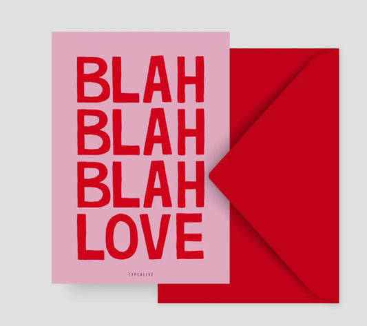 Blah Blah Blah Love - Kort