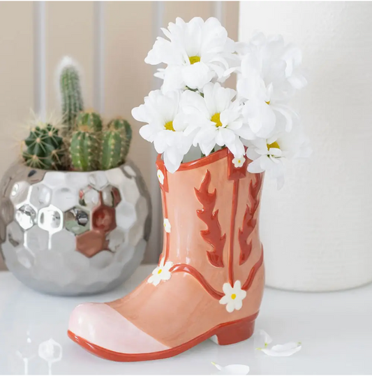 Cowboystøvle Vase
