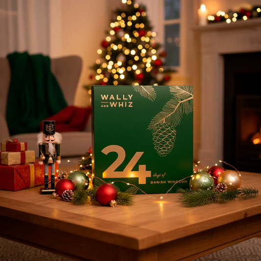 Wally & Whiz Julekalender + 1 bøtte gratis vingummi